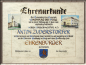 Preview: Ehrenbürgerurkunde Querformat
